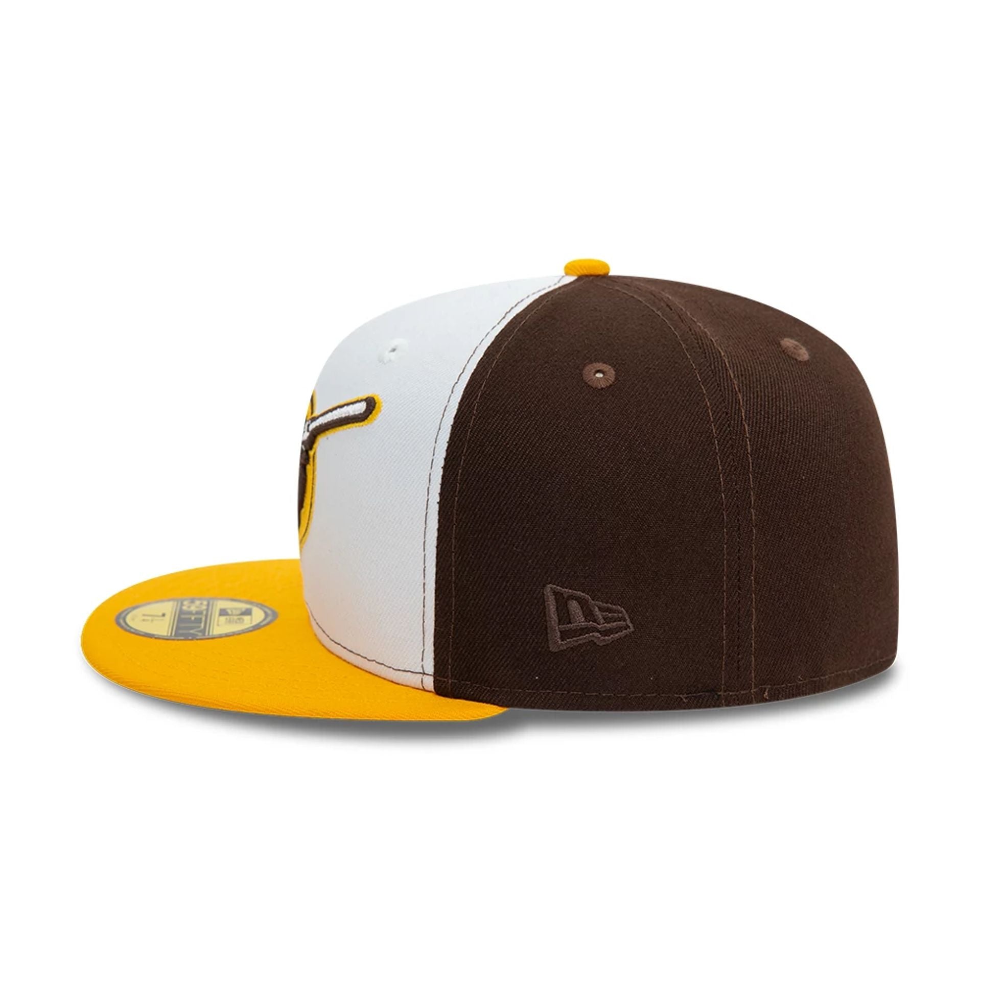 This is a San Diego Padres MLB White 59FIFTY Fitted Cap 3