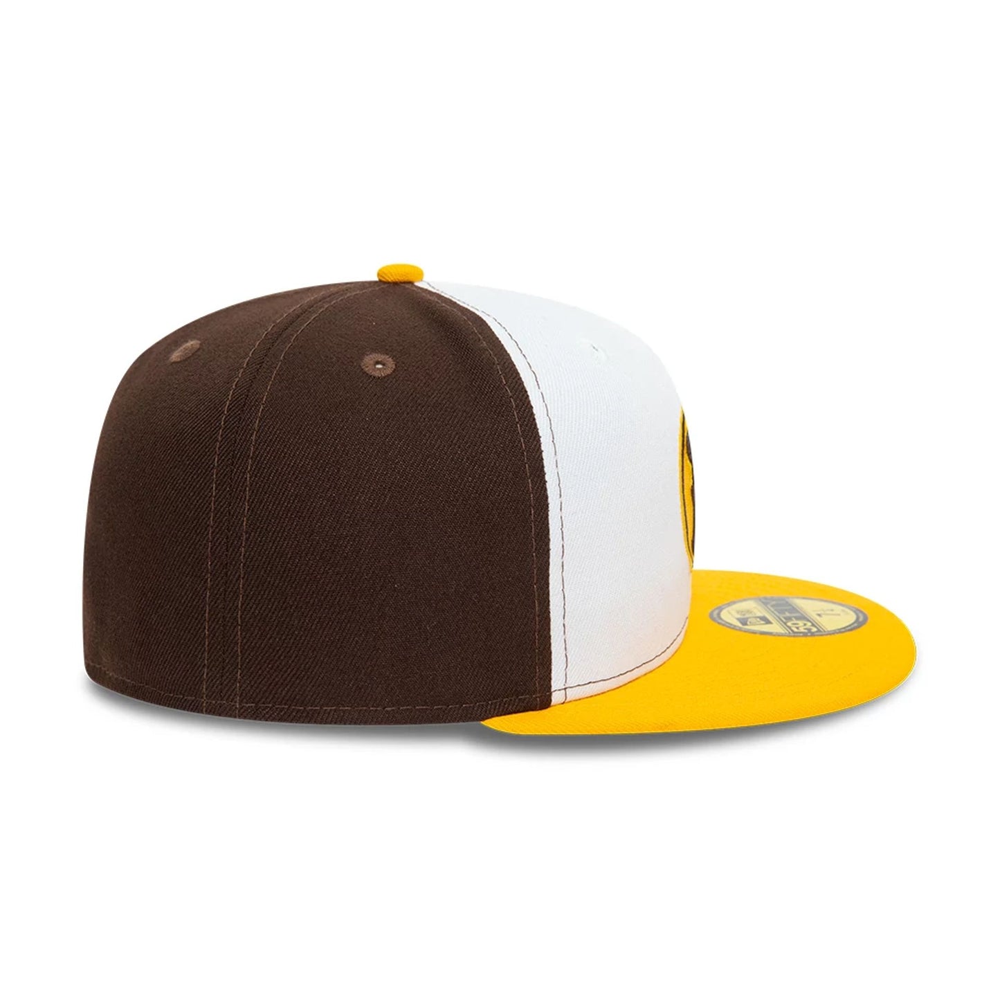 This is a San Diego Padres MLB White 59FIFTY Fitted Cap 5