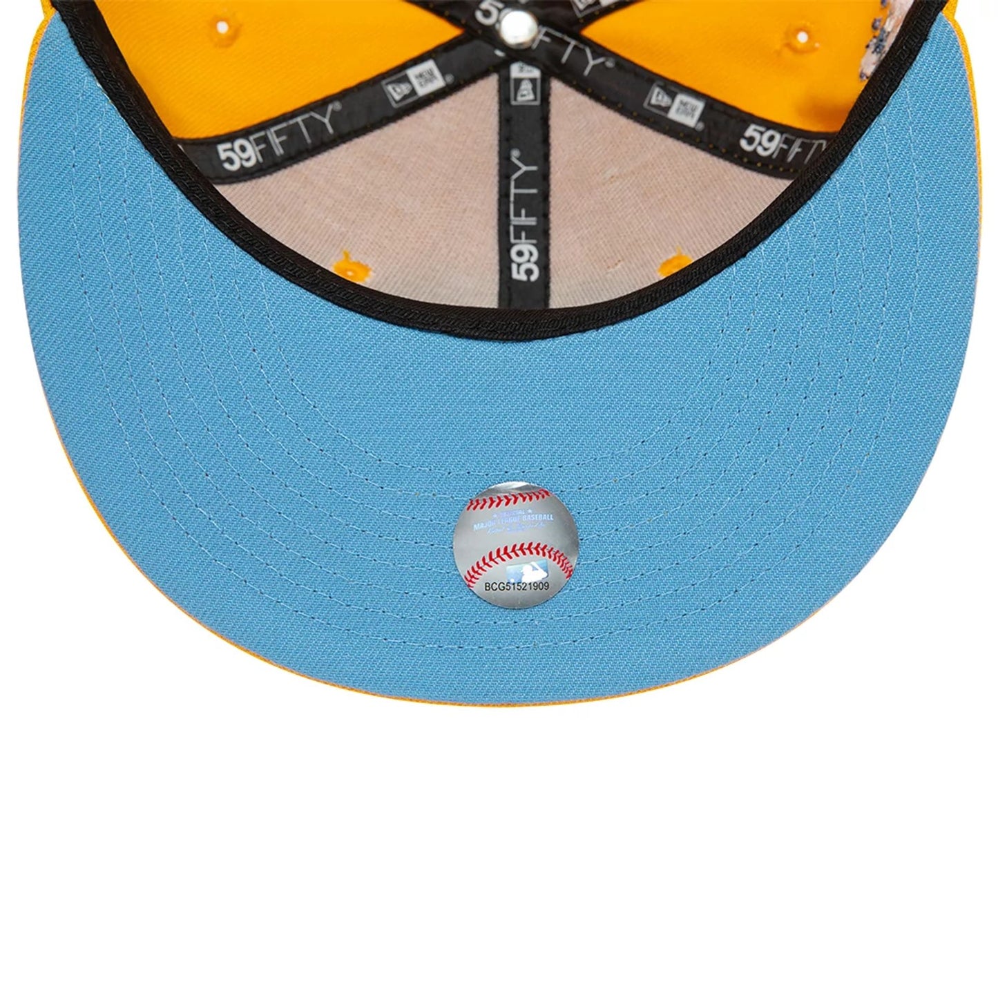 This is a Toronto Blue Jays All Star Game Yellow 59FIFTY Fitted Cap 2