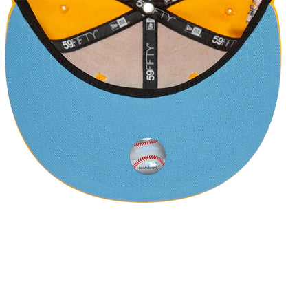 This is a Toronto Blue Jays All Star Game Yellow 59FIFTY Fitted Cap 2