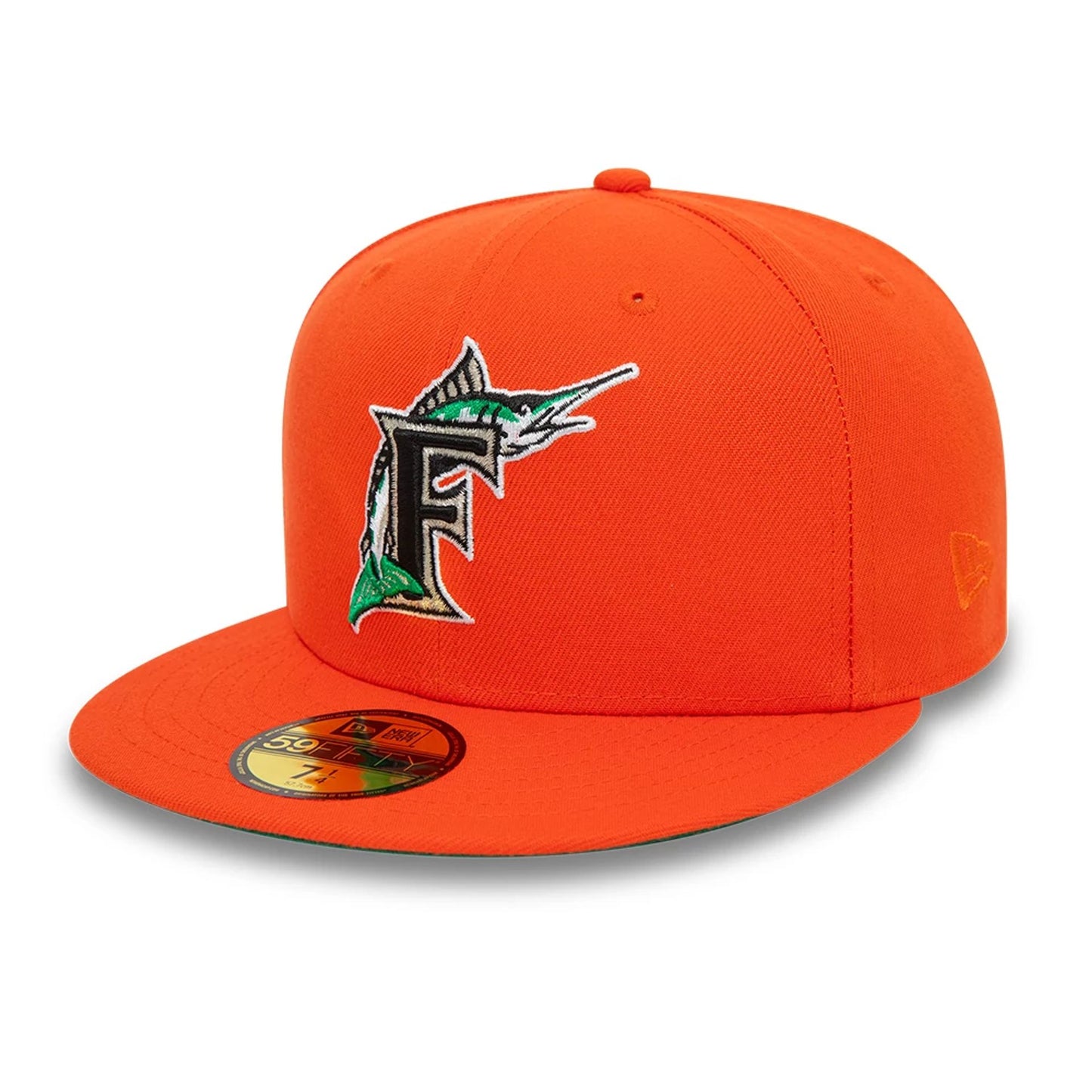 This is a Miami Marlins World Series Orange 59FIFTY Fitted Cap 4