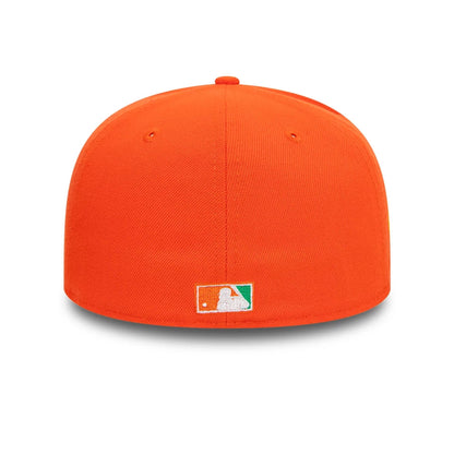 This is a Miami Marlins World Series Orange 59FIFTY Fitted Cap 5