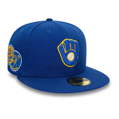 This is a Milwaukee Brewers All Star Game Blue 59FIFTY Fitted Cap 4