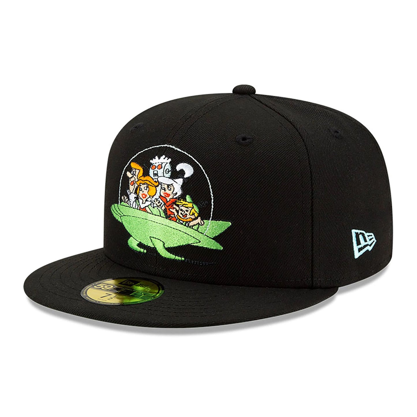 This is a The Jetsons Group Black 59FIFTY Fitted Cap 1