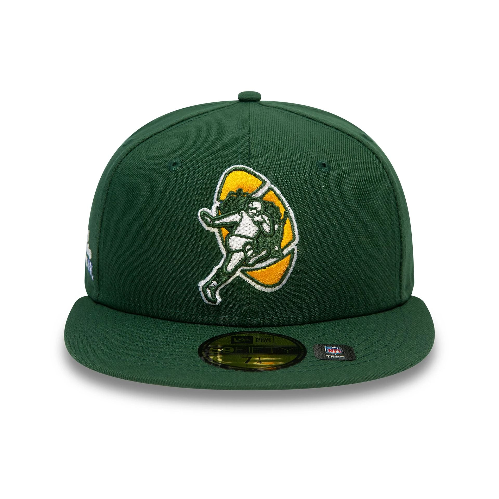 This is a Green Bay Packers NFL Go You Packers Go Dark Green 59FIFTY Fitted Cap 2