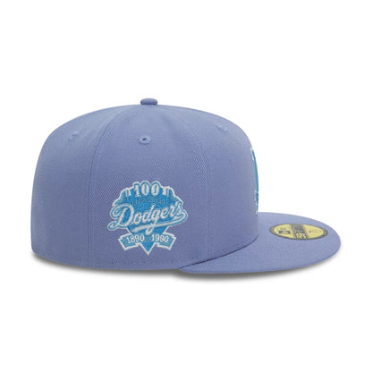 This is a LA Dodgers Cooperstown Purple 59FIFTY Fitted Cap 4