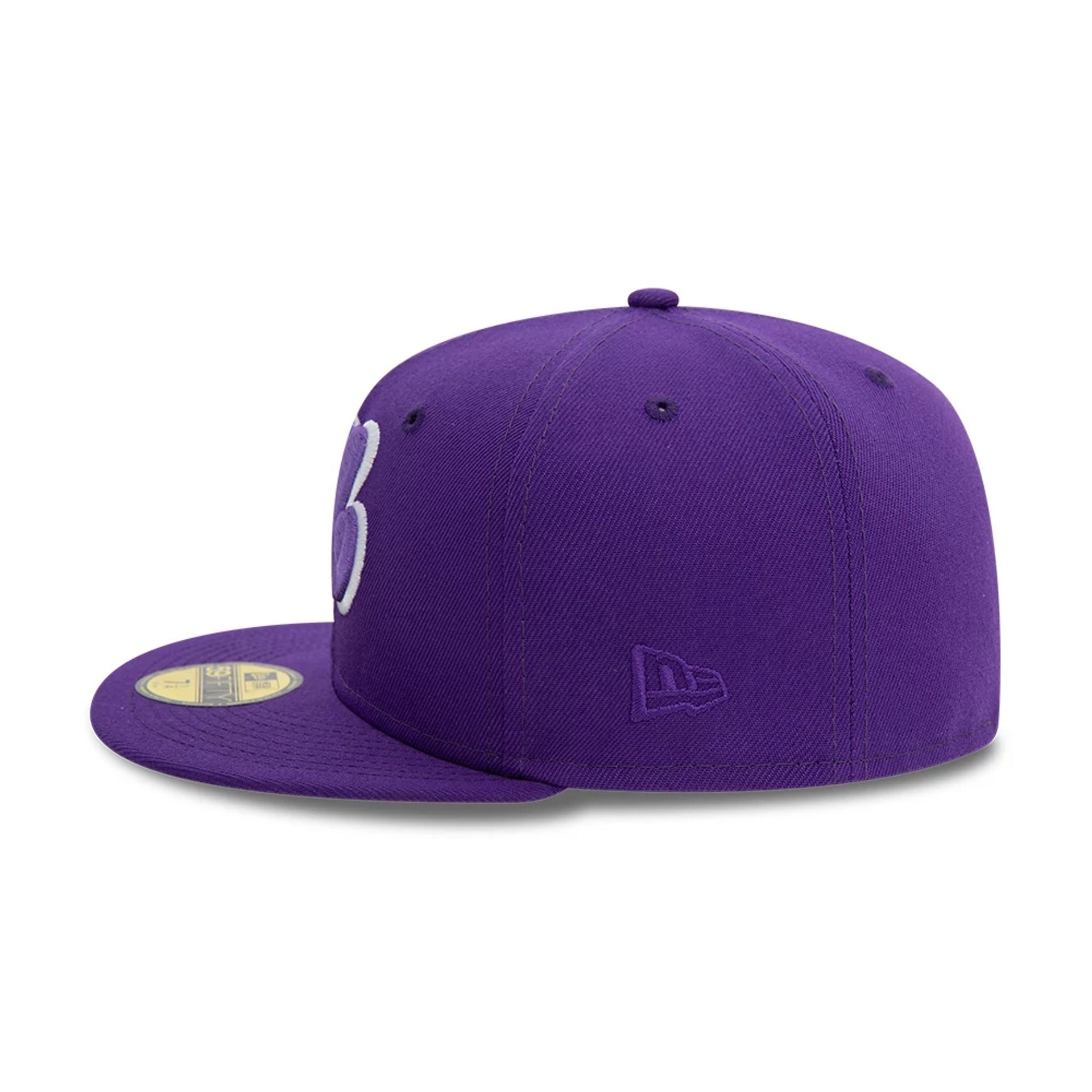 This is a Montreal Expos All Star Game Purple 59FIFTY Fitted Cap 3