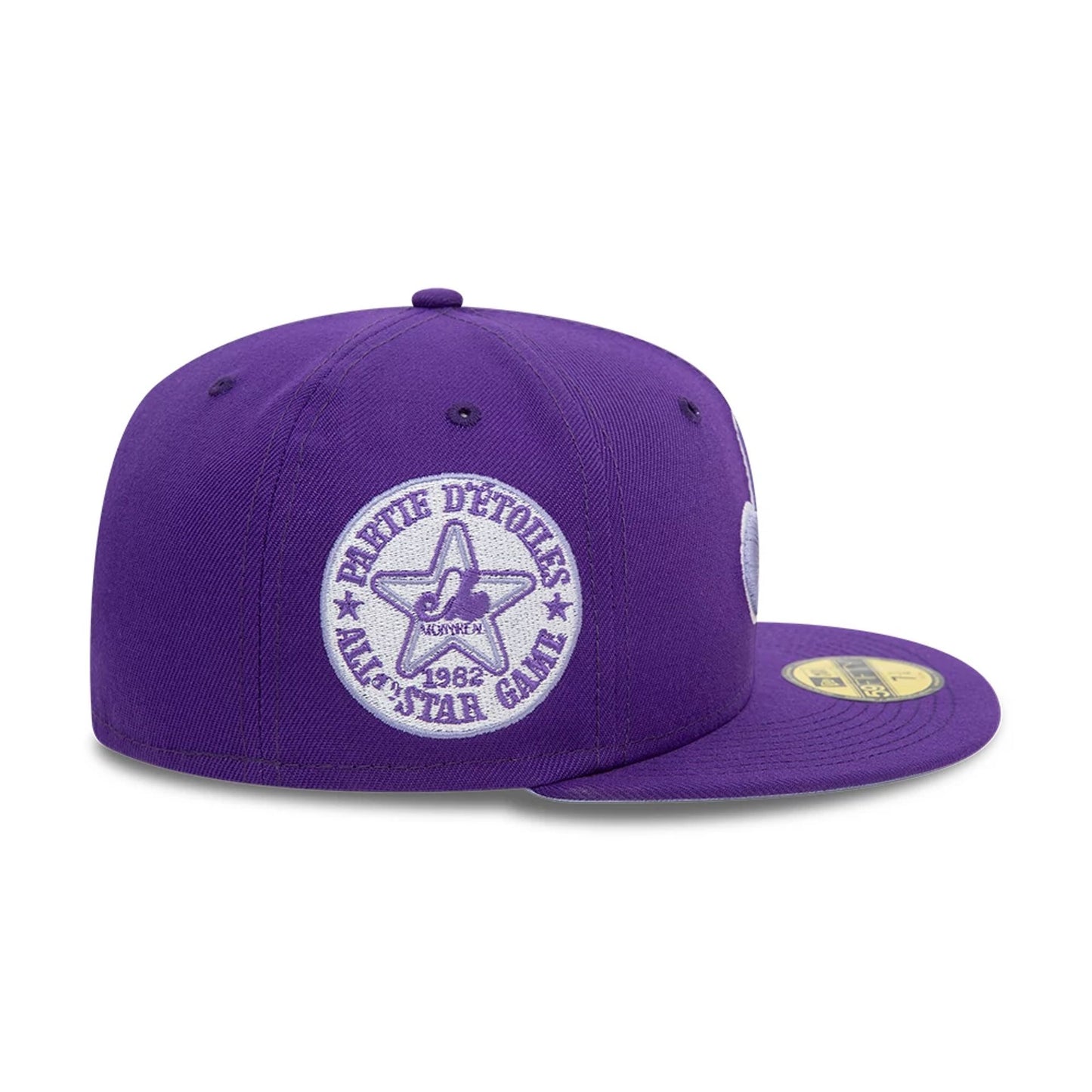 This is a Montreal Expos All Star Game Purple 59FIFTY Fitted Cap 4