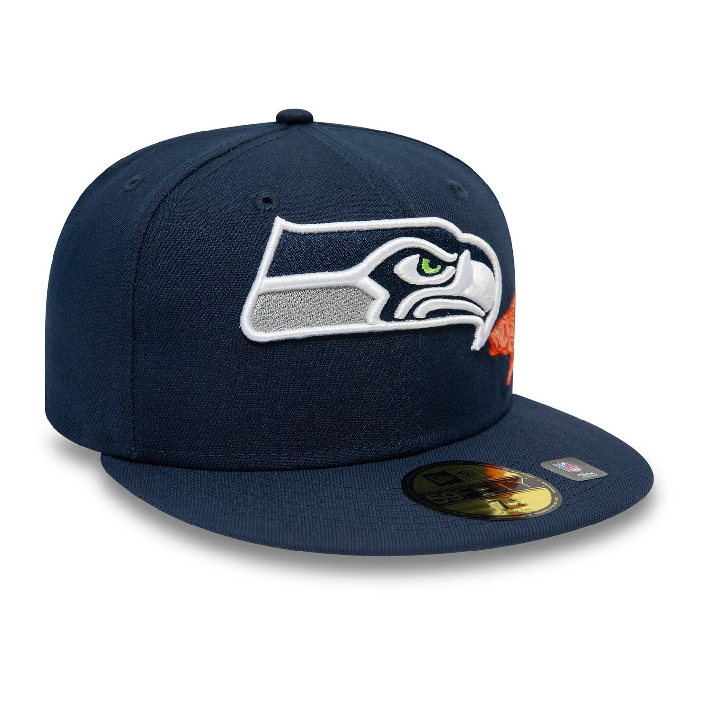 This is a Seattle Seahawks City Describe Dark Blue 59FIFTY Fitted Cap 7