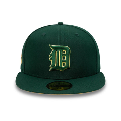 This is a Detroit Tigers Contrast Forest Green 59FIFTY Fitted Cap 3