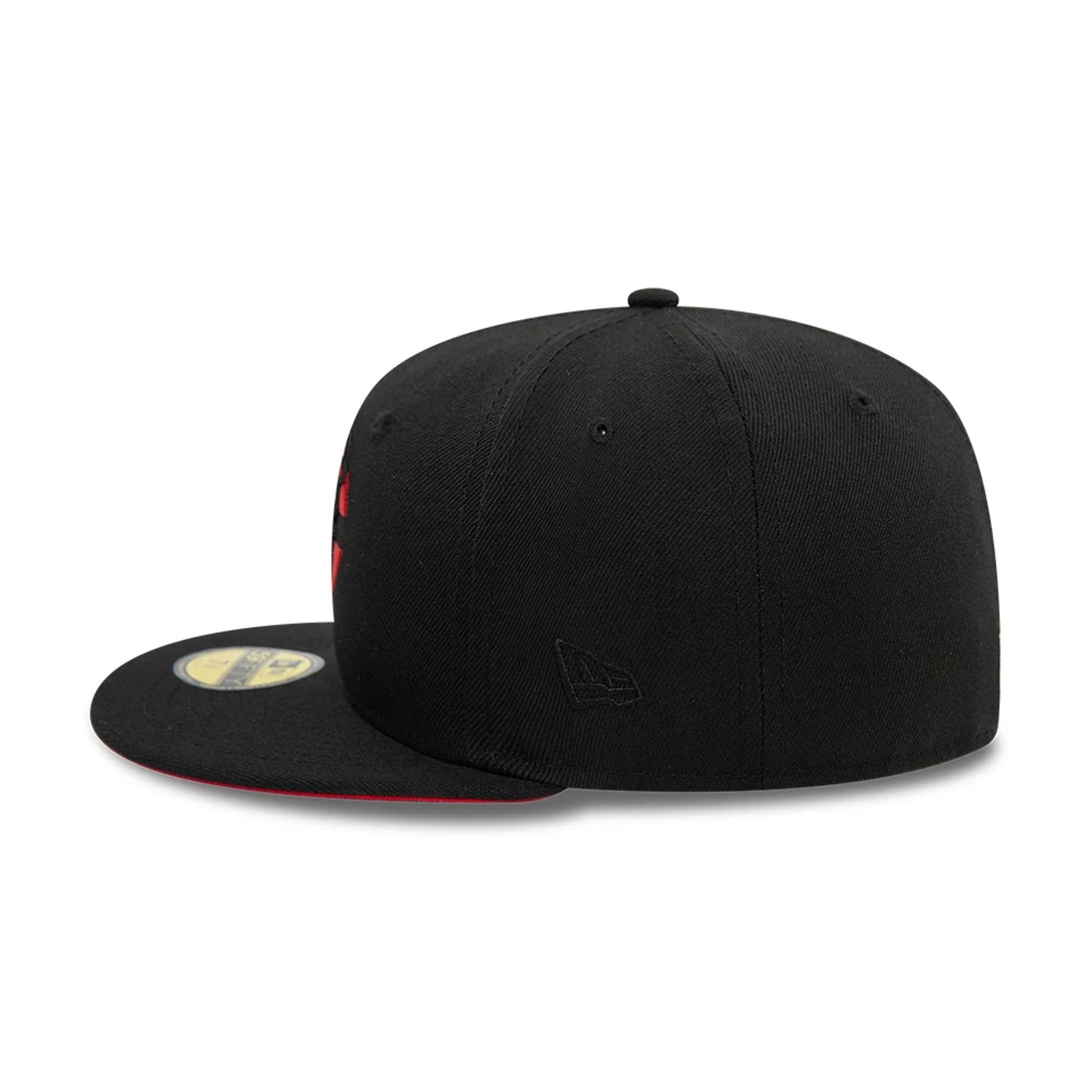 This is a Cincinnati Reds MLB Batter Up Black 59FIFTY Fitted Cap 4