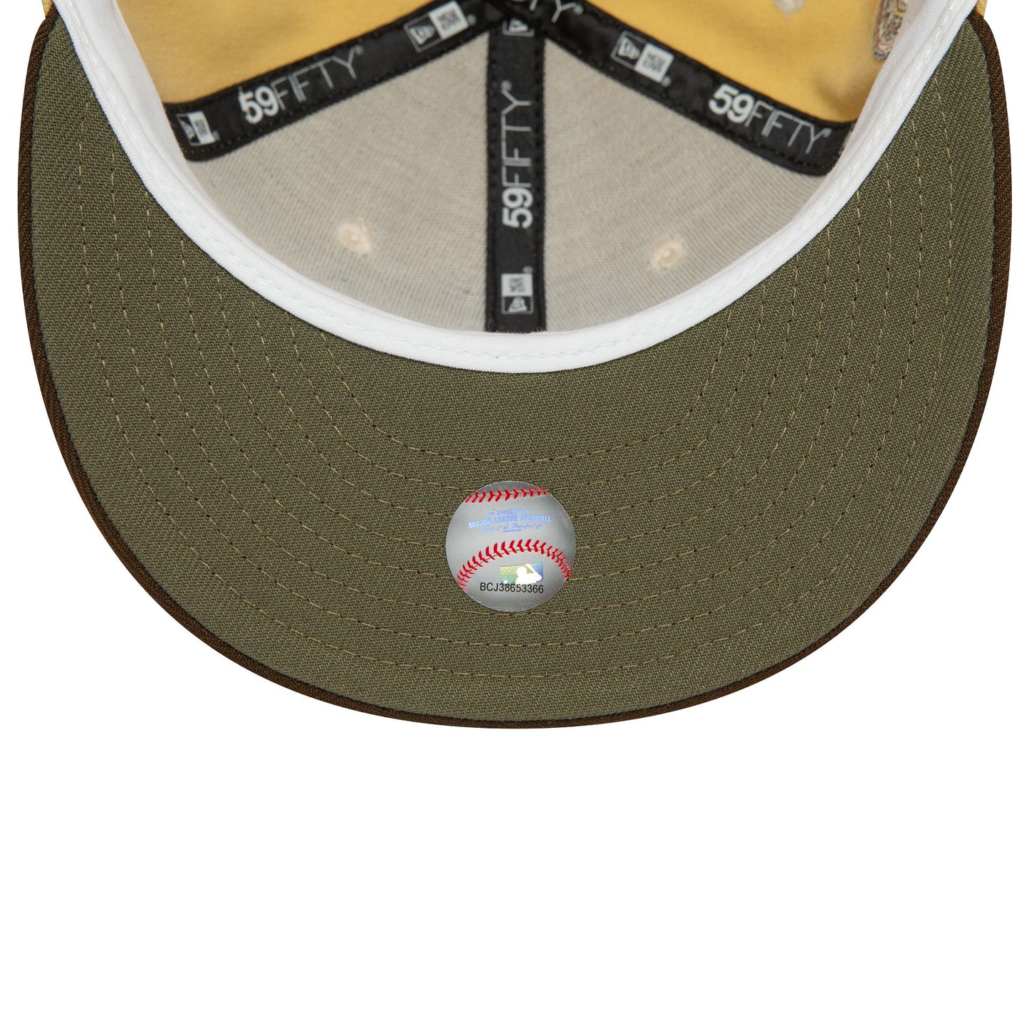 This is a Boston Red Sox MLB Starry Light Beige 59FIFTY Fitted Cap 5