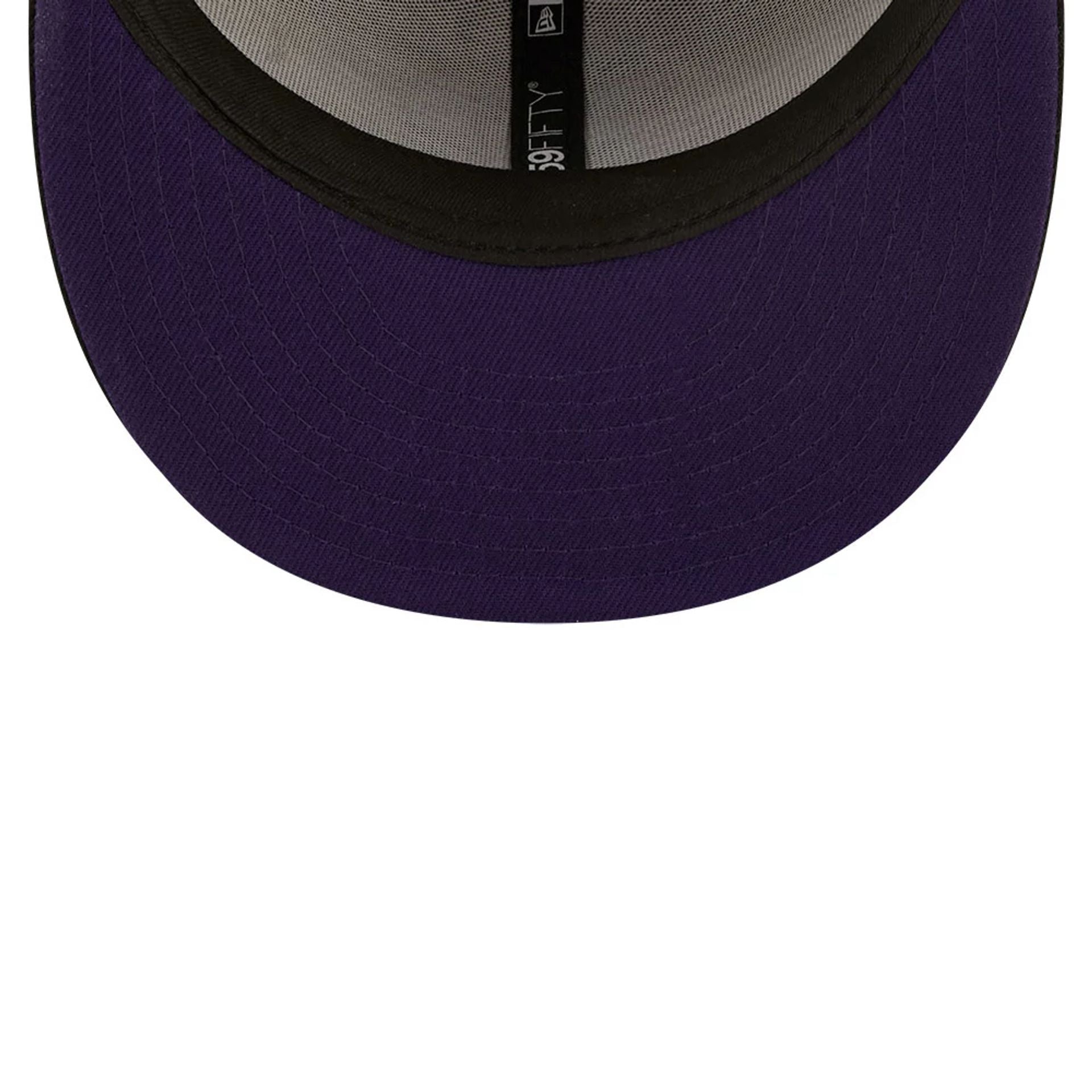 This is a Oakland Athletics Purple Wheat 59FIFTY Fitted Cap 2