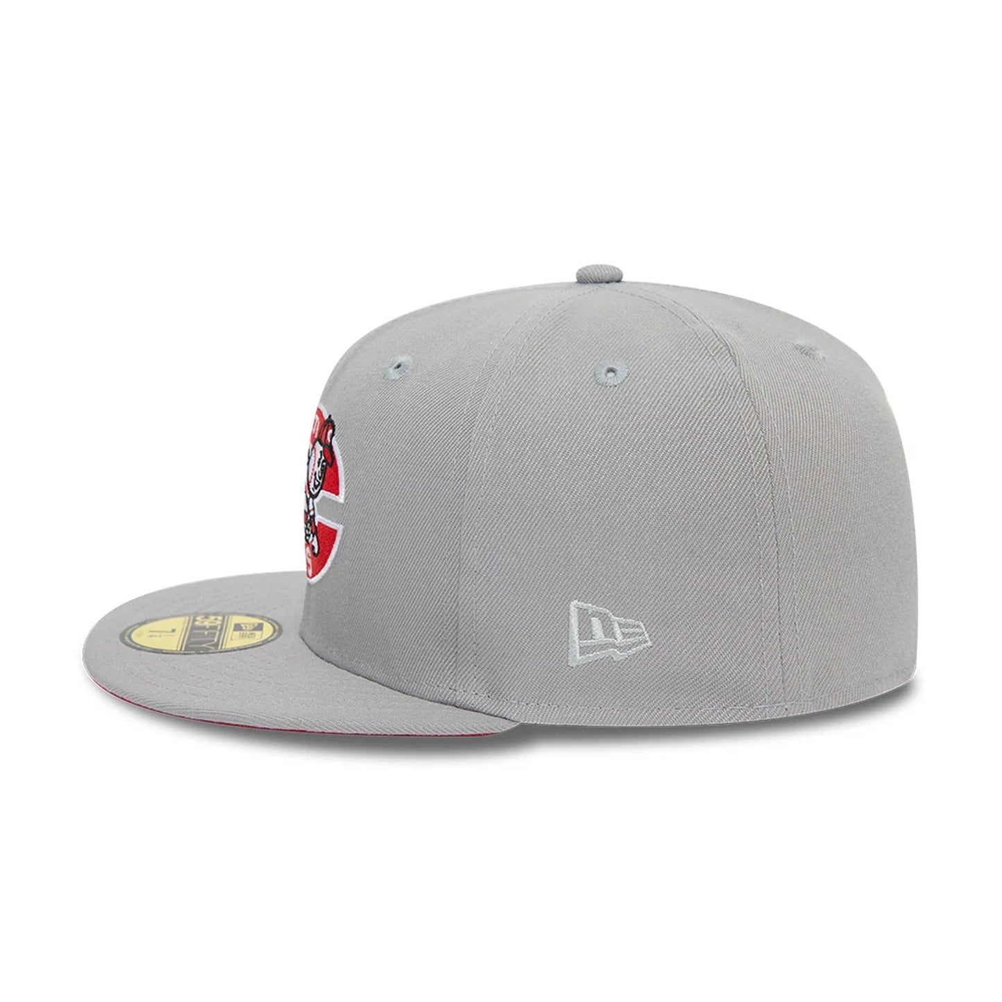 This is a Cincinnati Reds MLB World Series Grey 59FIFTY Fitted Cap 3