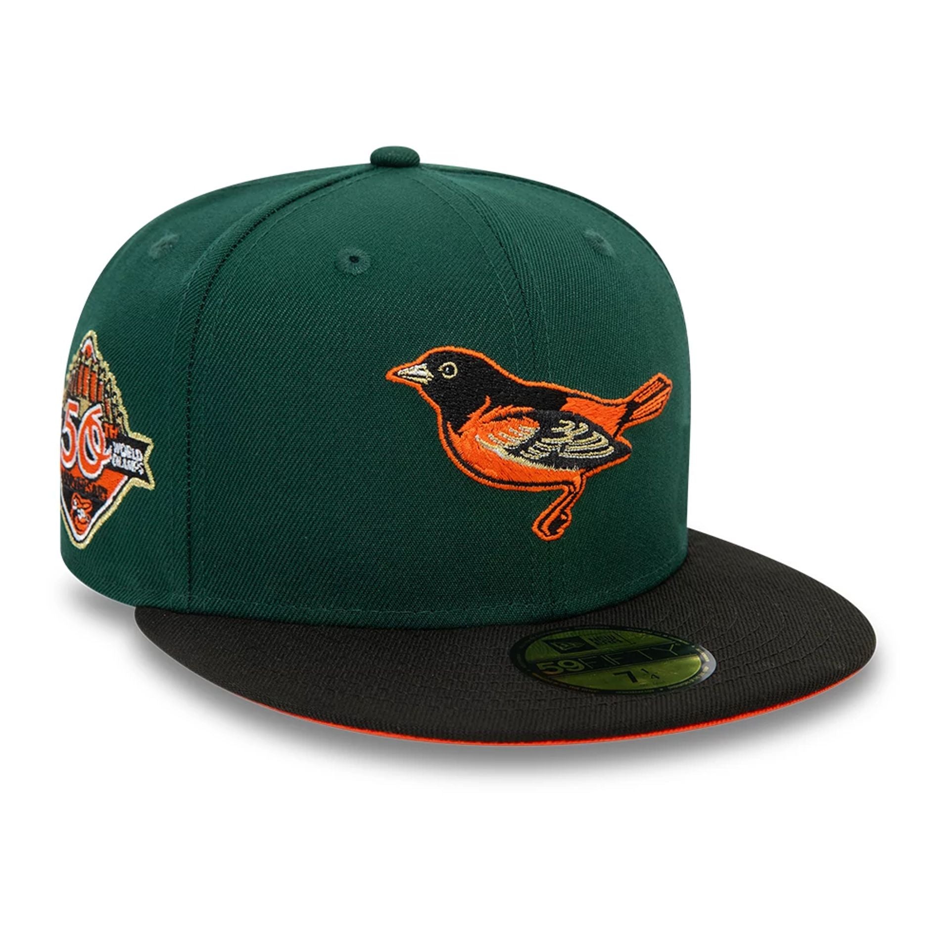 Exclusive New factory Era Baltimore Orioles Fitted Hat 7 5/8