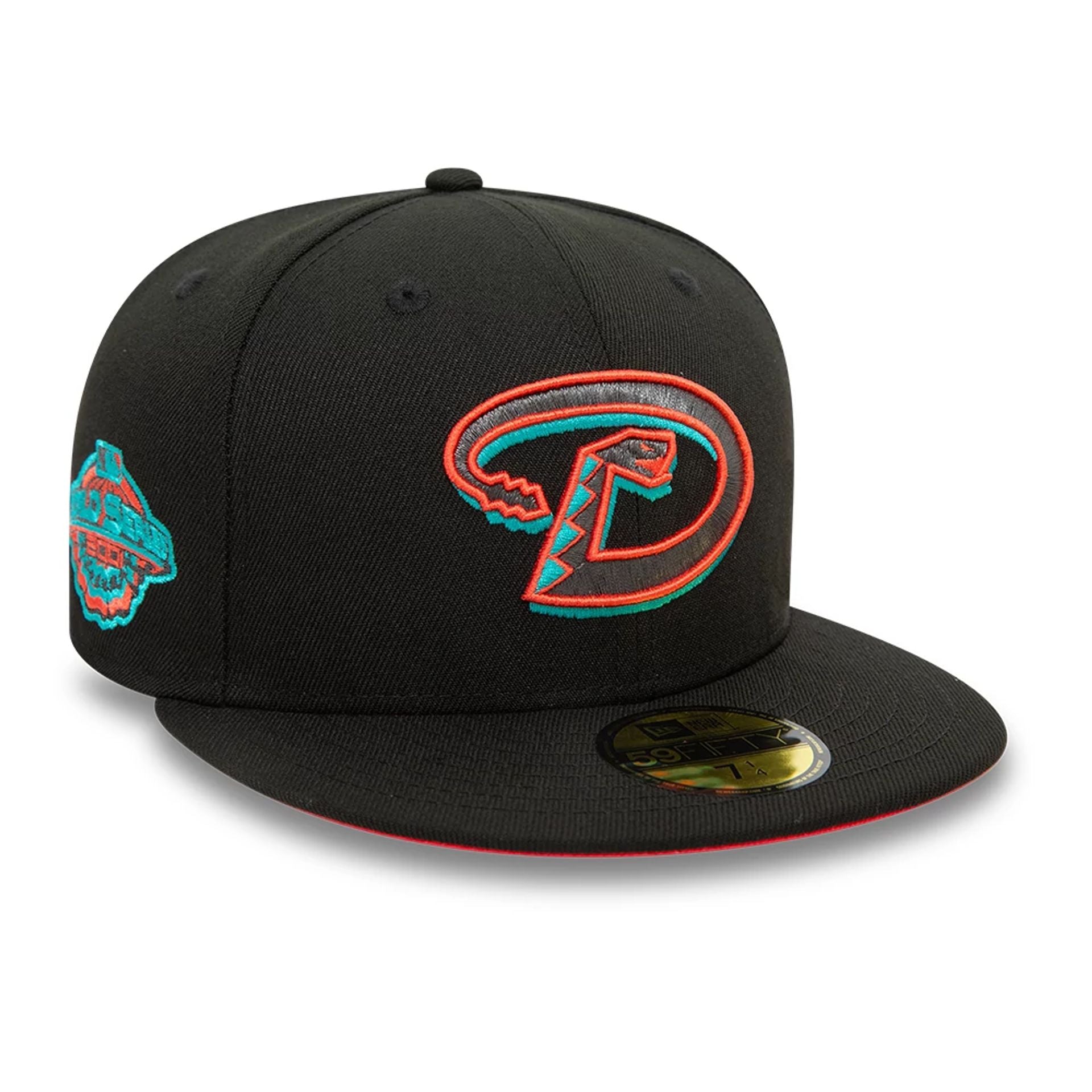 This is a Arizona Diamondbacks MLB Off Season Black 59FIFTY Fitted Cap 1