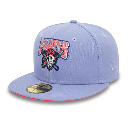 This is a Pittsburgh Pirates Cooperstown Purple 59FIFTY Fitted Cap 6