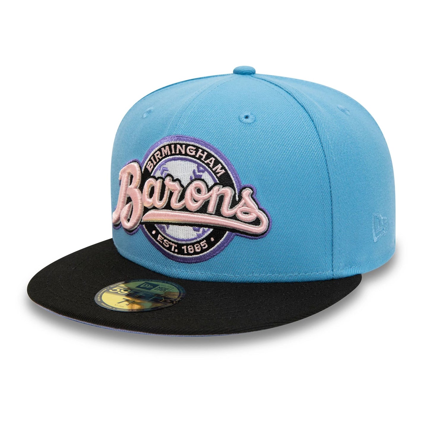 This is a Birmingham Barons MiLB Sky Blue 59FIFTY Fitted Cap 6