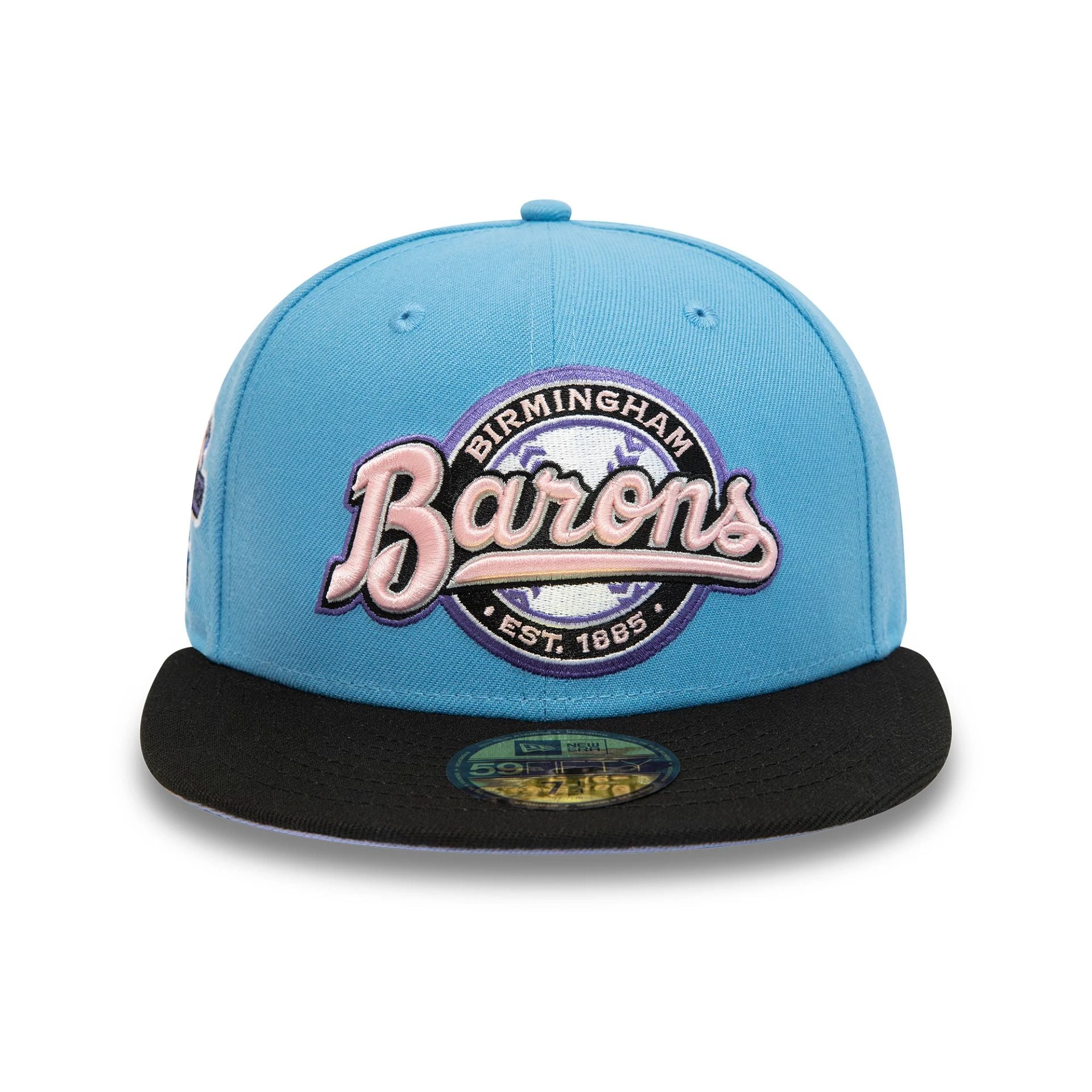 This is a Birmingham Barons MiLB Sky Blue 59FIFTY Fitted Cap 7