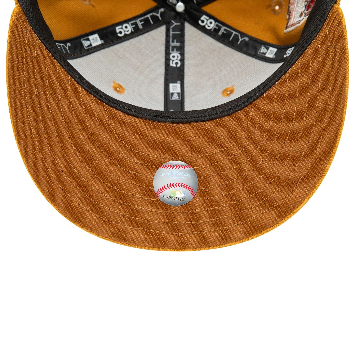 This is a Arizona Diamondbacks MLB Los Serpientes Brown 59FIFTY Fitted Cap 2