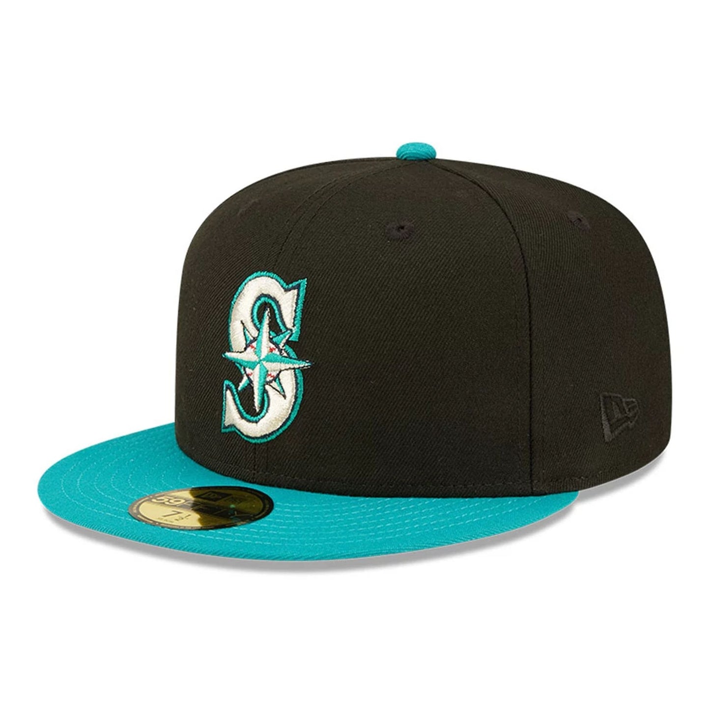 This is a Seattle Mariners 2001 All Star Game Black 59FIFTY Fitted Cap 4