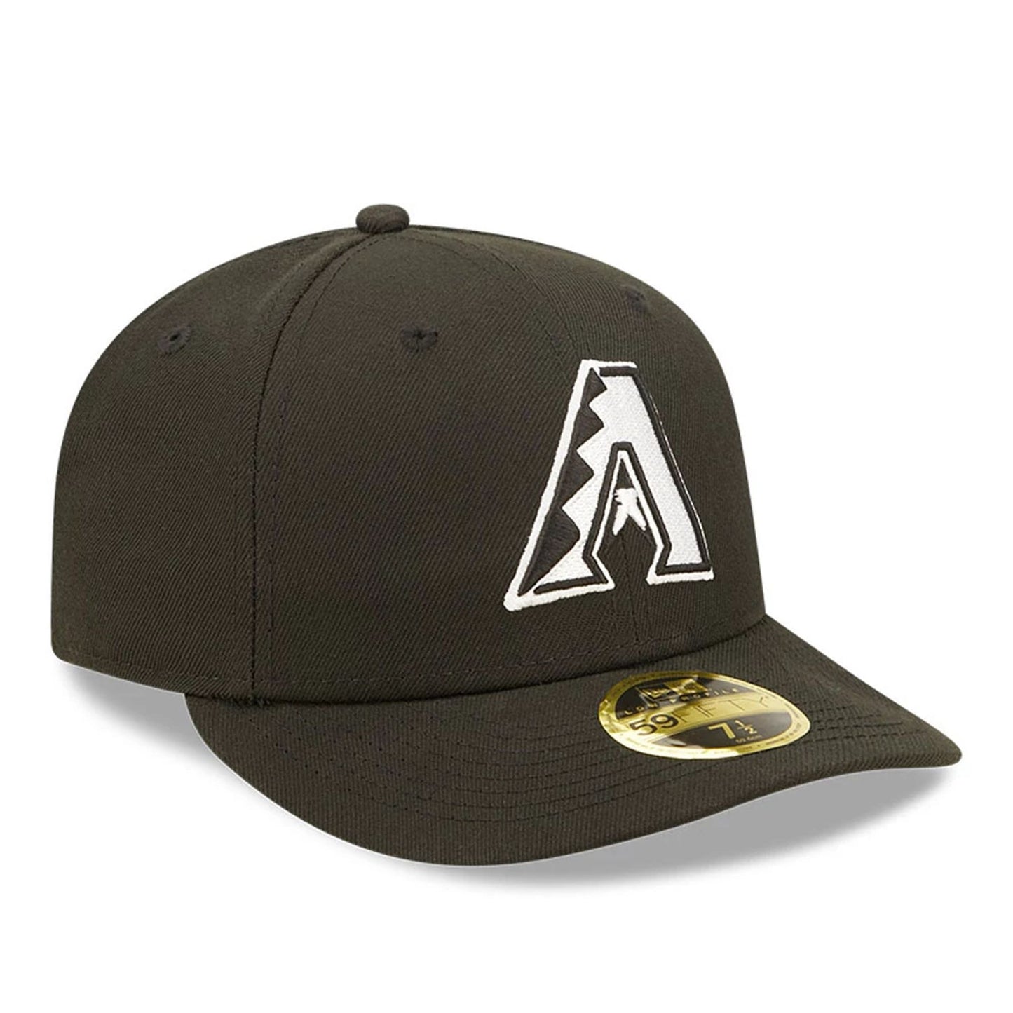 This is a Arizona Diamondbacks Black 59FIFTY Low Profile Cap 4