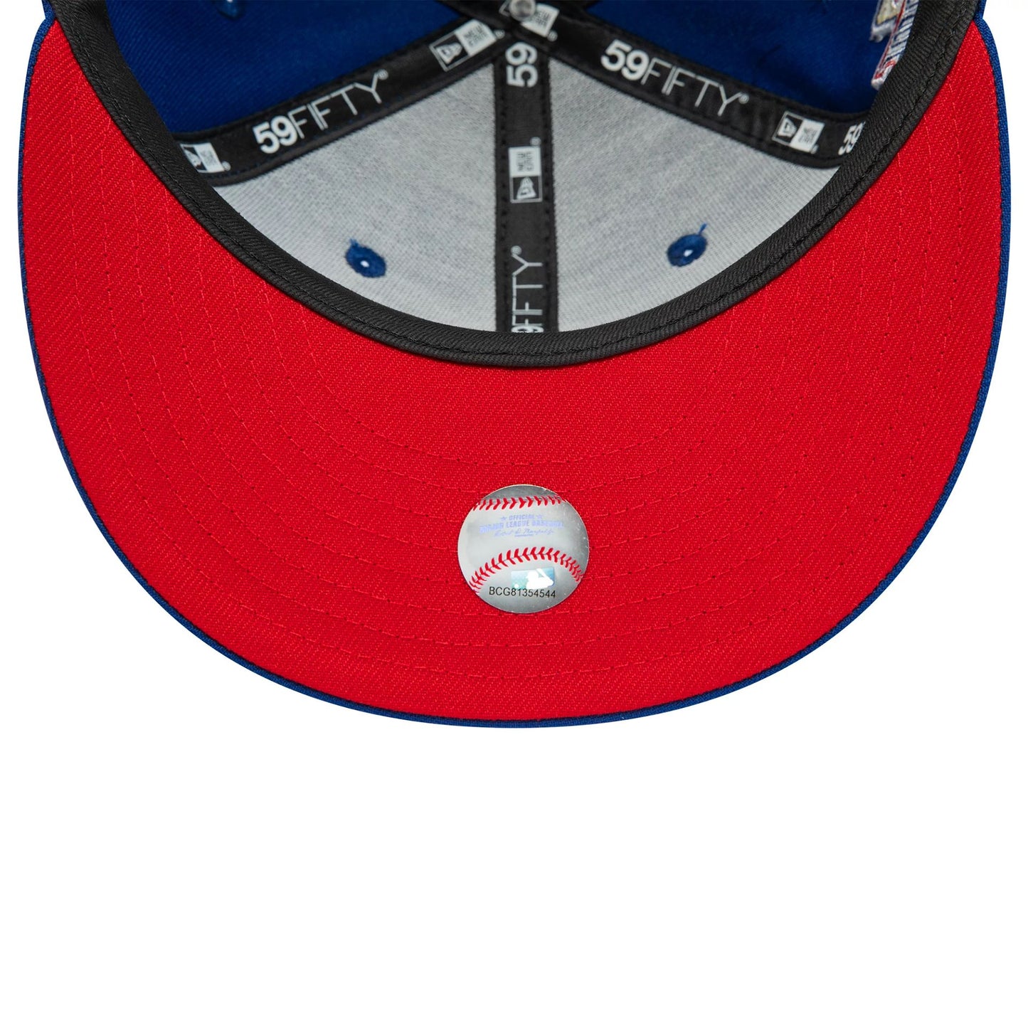 This is a Philadelphia Phillies MLB Blues Blue 59FIFTY Fitted Cap 6