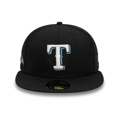 This is a Texas Rangers Wool Black 59FIFTY Fitted Cap 3