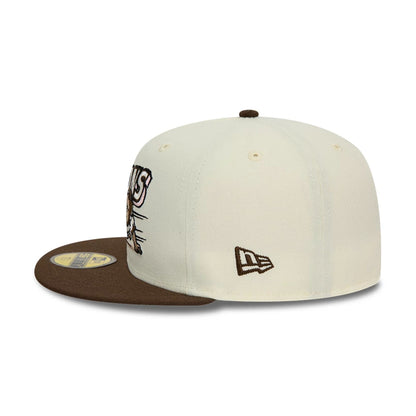 This is a Buffalo Bisons MiLB Off White 59FIFTY Fitted Cap 3