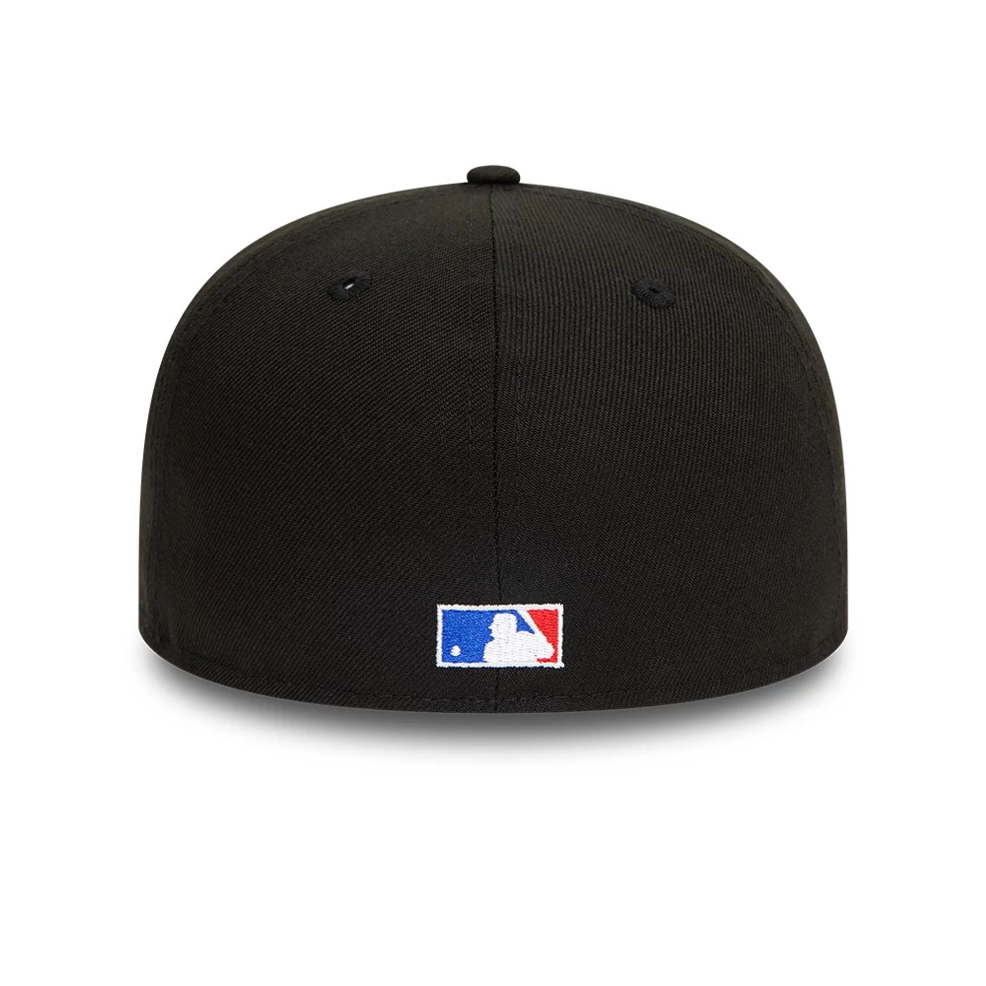 This is a Anaheim Angels Black 59FIFTY Fitted Cap 6