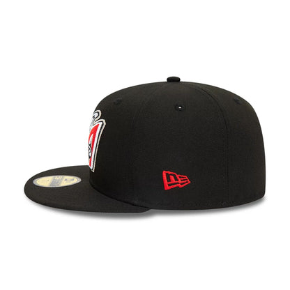 This is a Anaheim Angels Black 59FIFTY Fitted Cap 4