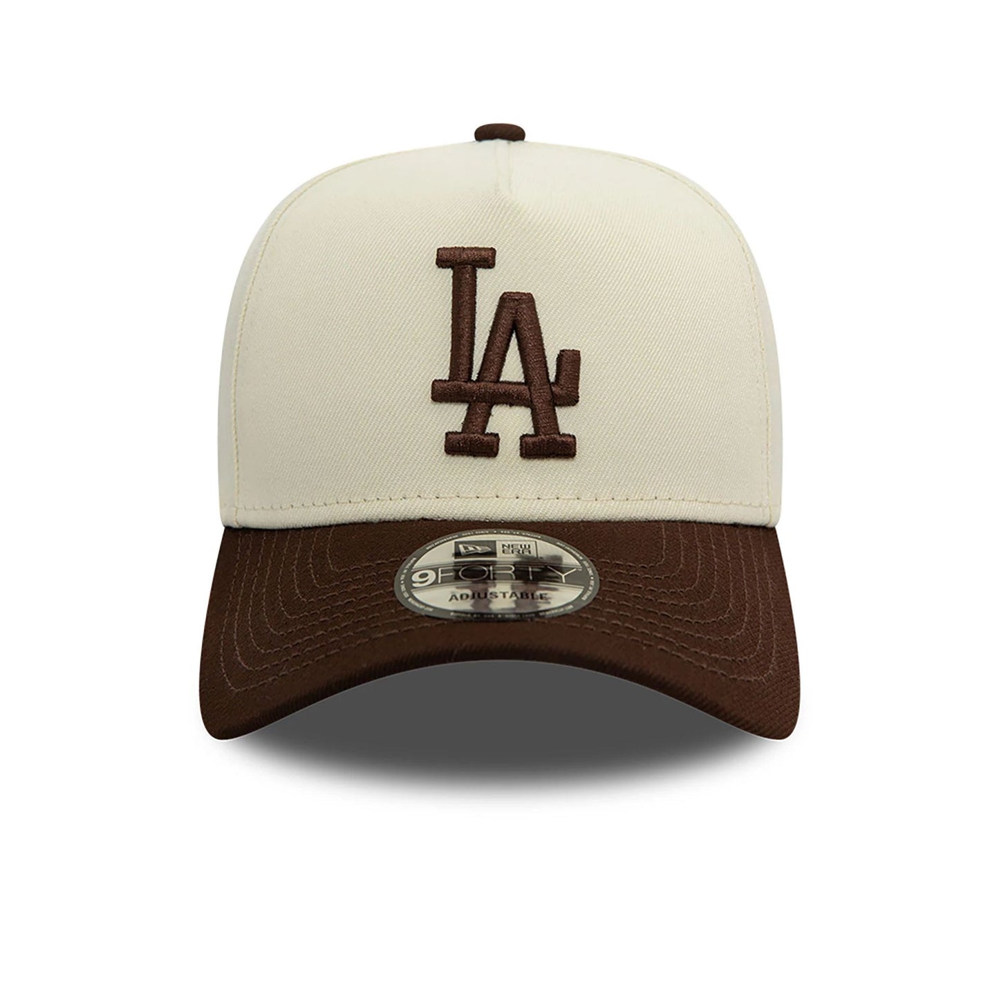 This is a LA Dodgers White A-Frame Trucker Cap 3