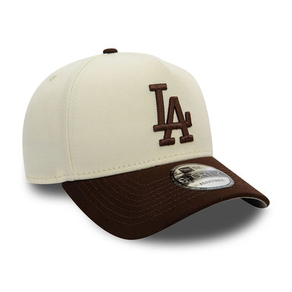 This is a LA Dodgers White A-Frame Trucker Cap 4