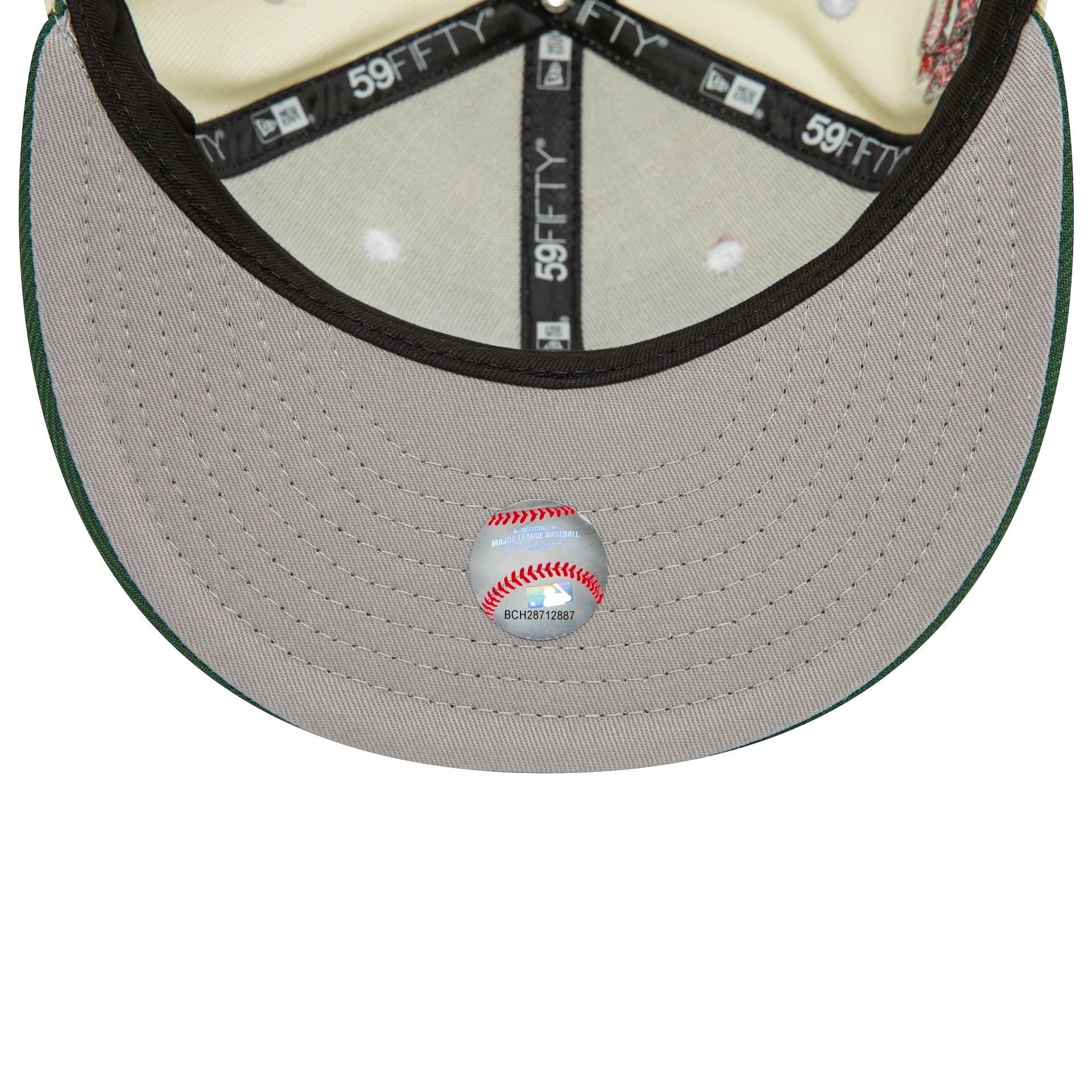 This is a Cleveland Indians Alternate Logo White 59FIFTY Fitted Cap 2