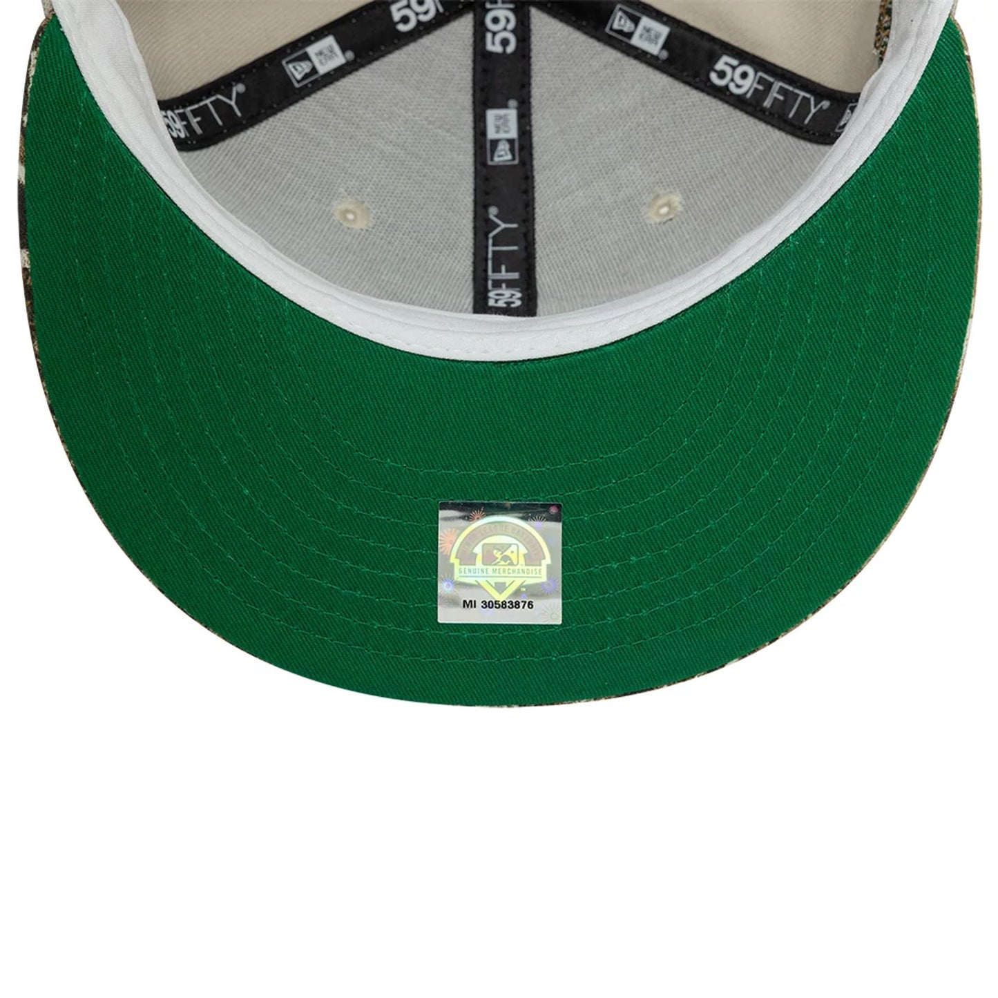 This is a Columbus Clippers Real Tree Beige 59FIFTY Fitted Cap 2