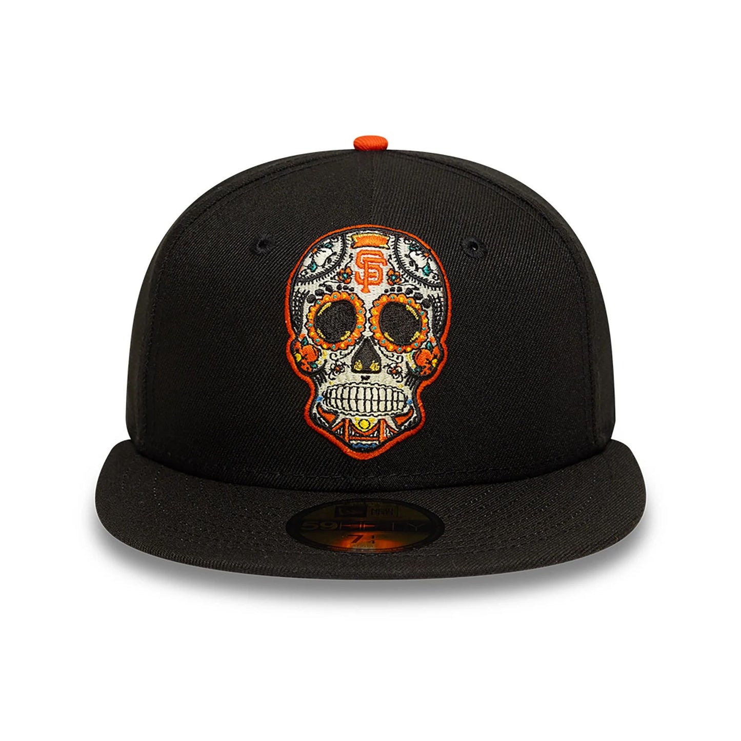 This is a San Francisco Giants MLB Skull Black 59FIFTY Fitted Cap 3