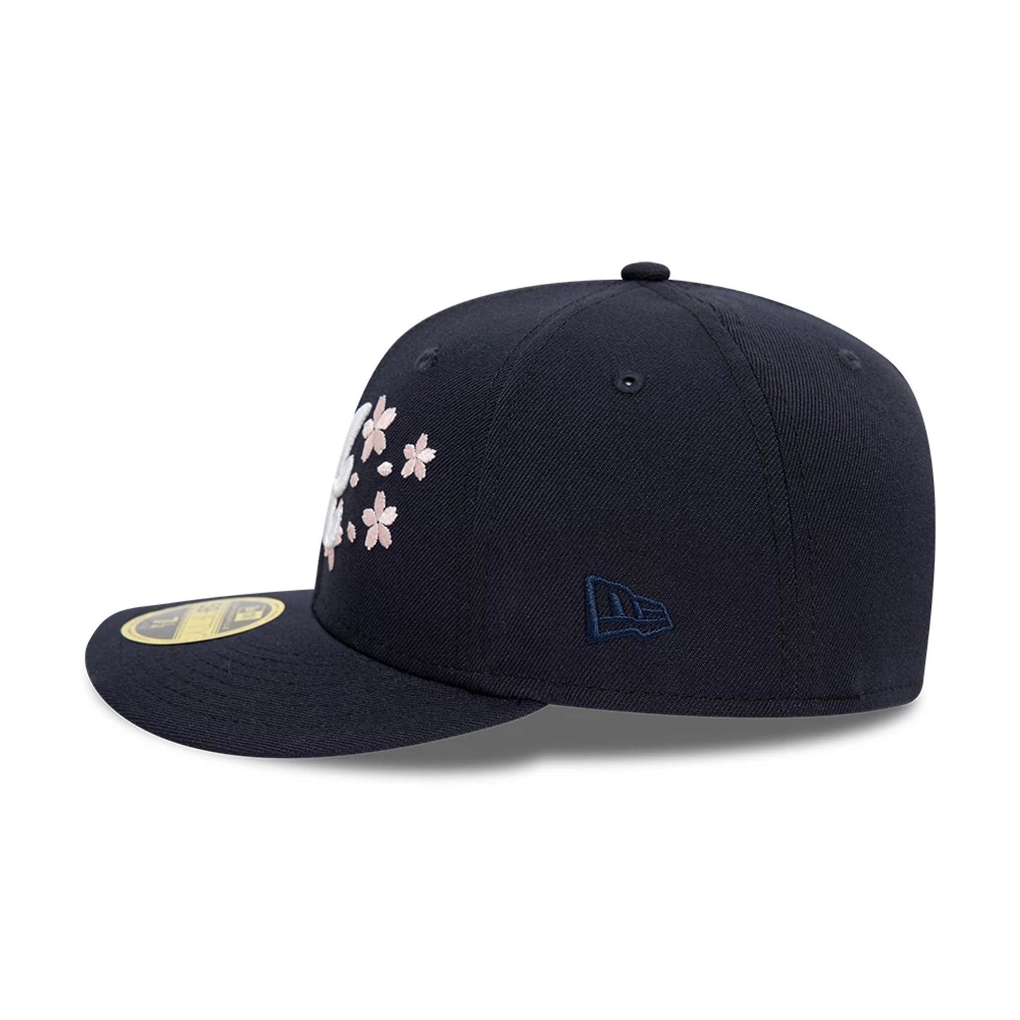 This is a Atlanta Braves Cherry Blossom Navy Low Profile 59FIFTY Fitted Cap 5