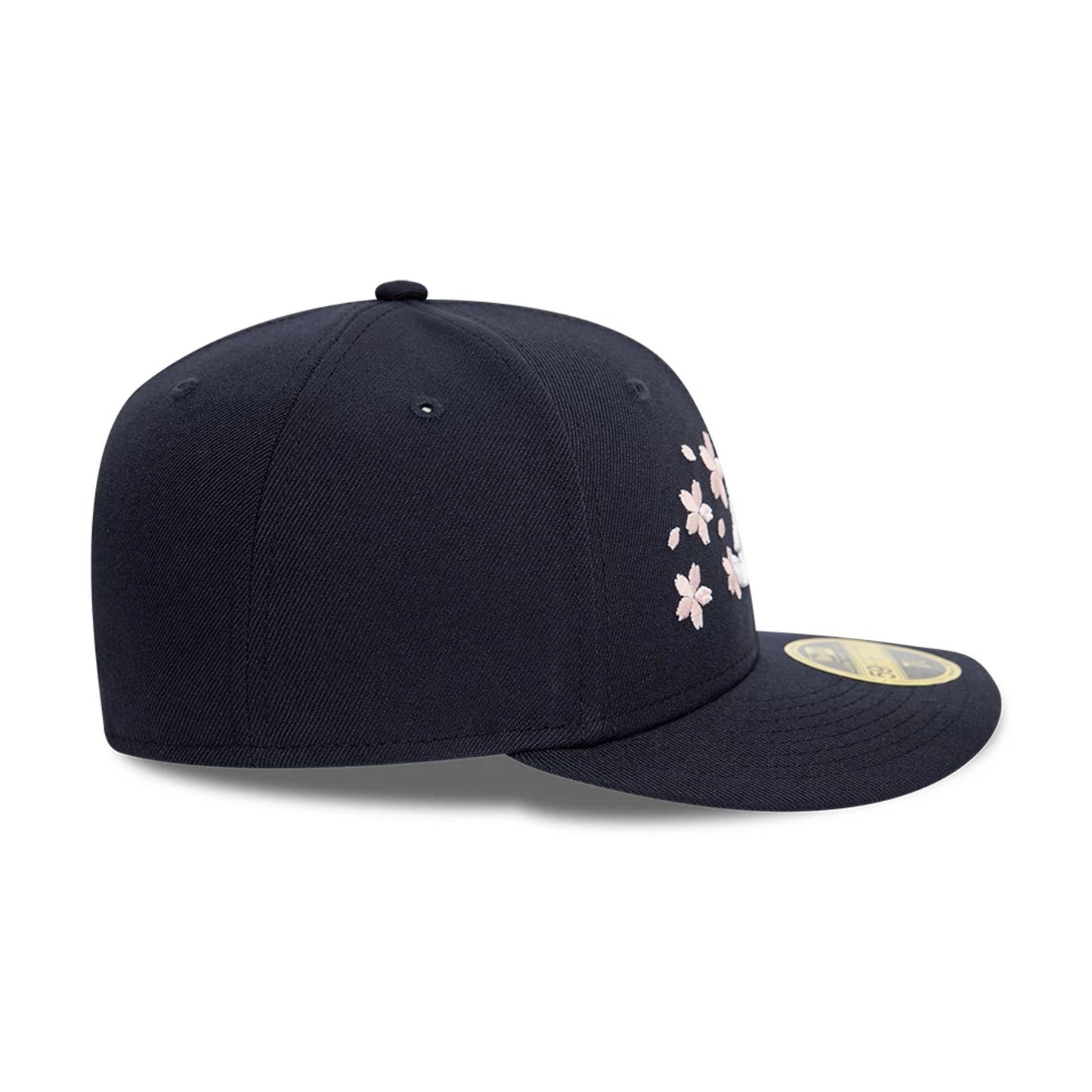 This is a Atlanta Braves Cherry Blossom Navy Low Profile 59FIFTY Fitted Cap 3