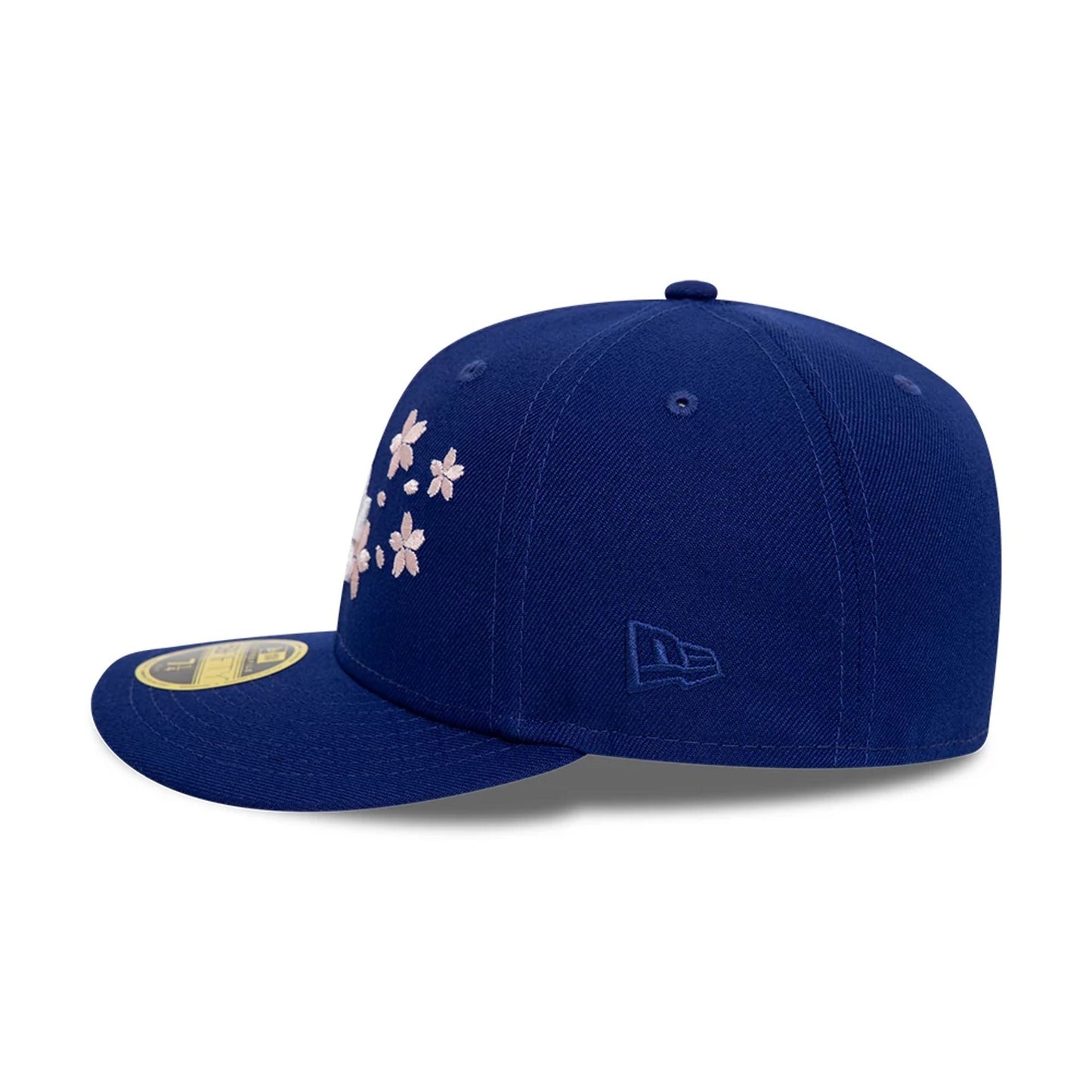 This is a LA Dodgers Cherry Blossom Dark Blue Low Profile 59FIFTY Fitted Cap 5