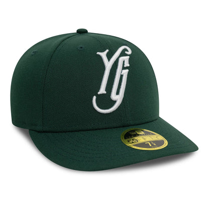 This is a Hartford Yard Goats MiLB Selection Dark Green Low Profile 59FIFTY Fitted Cap 7