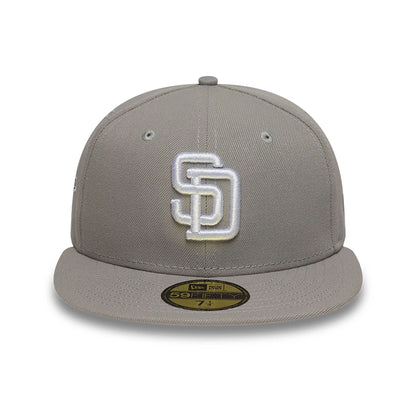 This is a San Diego Padres Grey 59FIFTY Fitted Cap 3