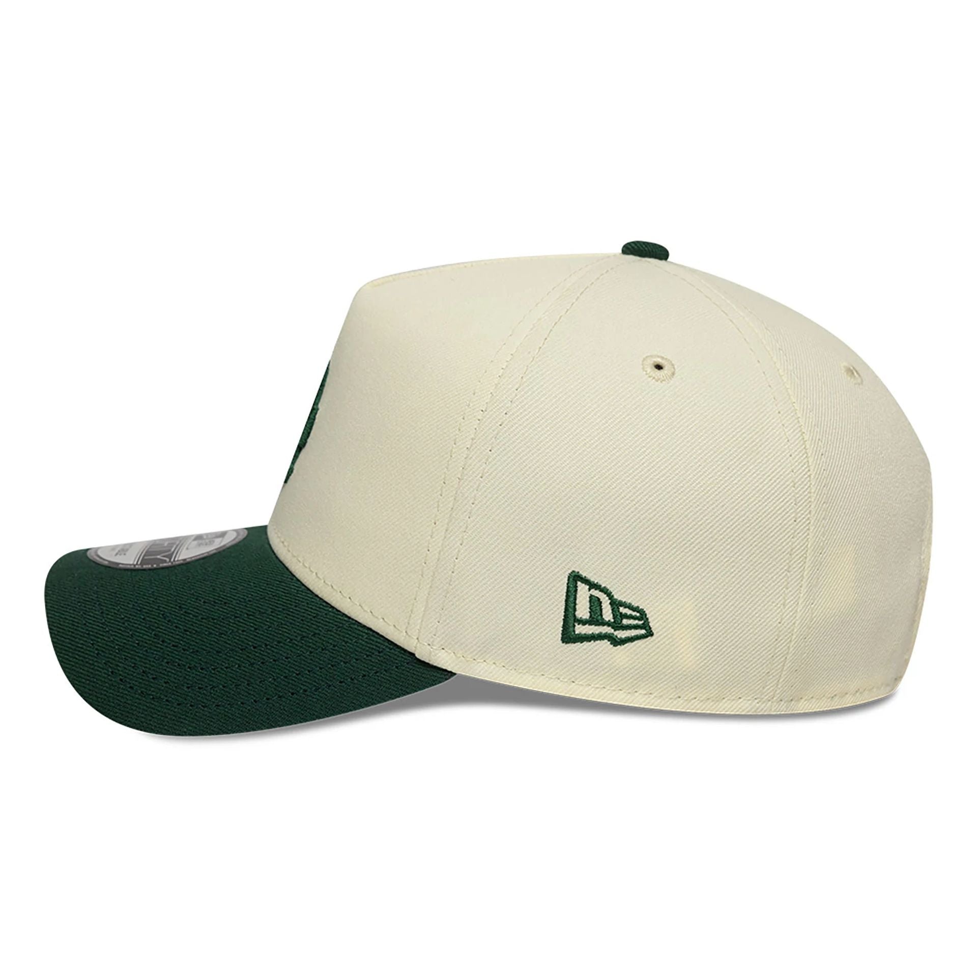 This is a LA Dodgers Chrome And Dark Green White 9FORTY A-Frame Adjustable Cap 7