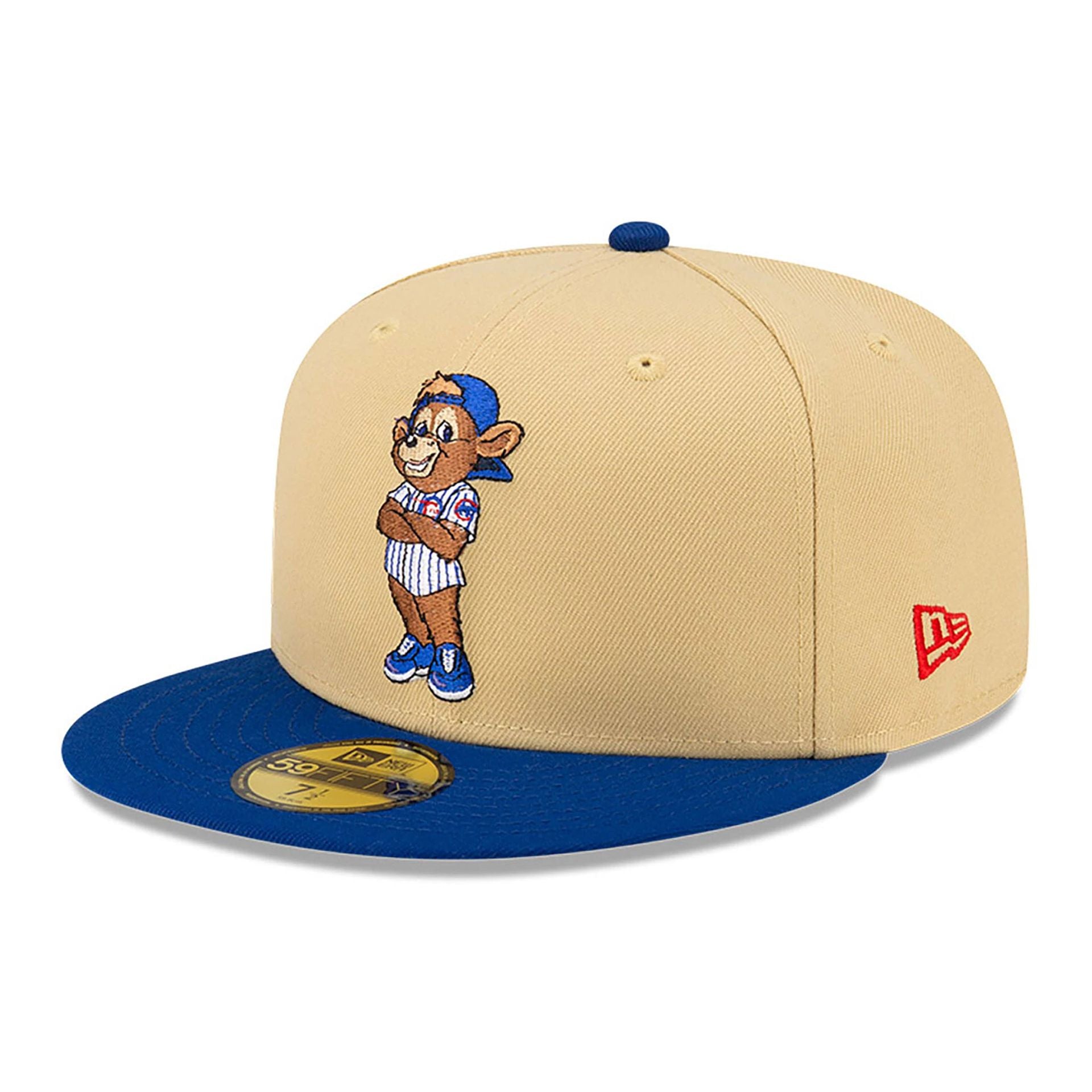 This is a Chicago Cubs MLB Mascots Vegas Gold 59FIFTY Fitted Cap 4