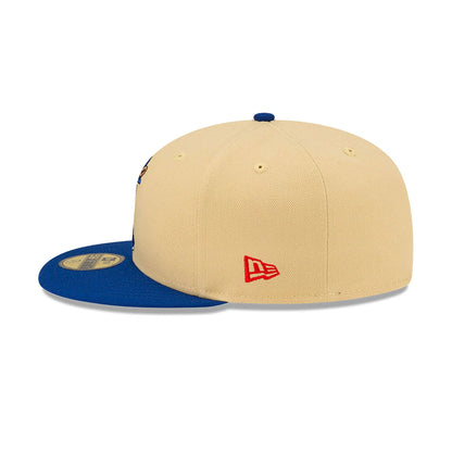 This is a Chicago Cubs MLB Mascots Vegas Gold 59FIFTY Fitted Cap 7