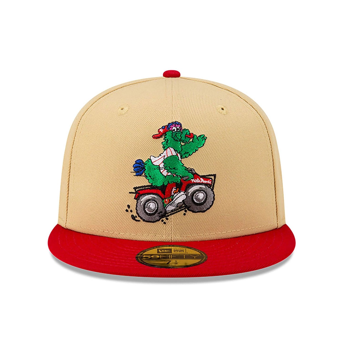 This is a Philadelphia Phillies MLB Mascots Vegas Gold 59FIFTY Fitted Cap 3