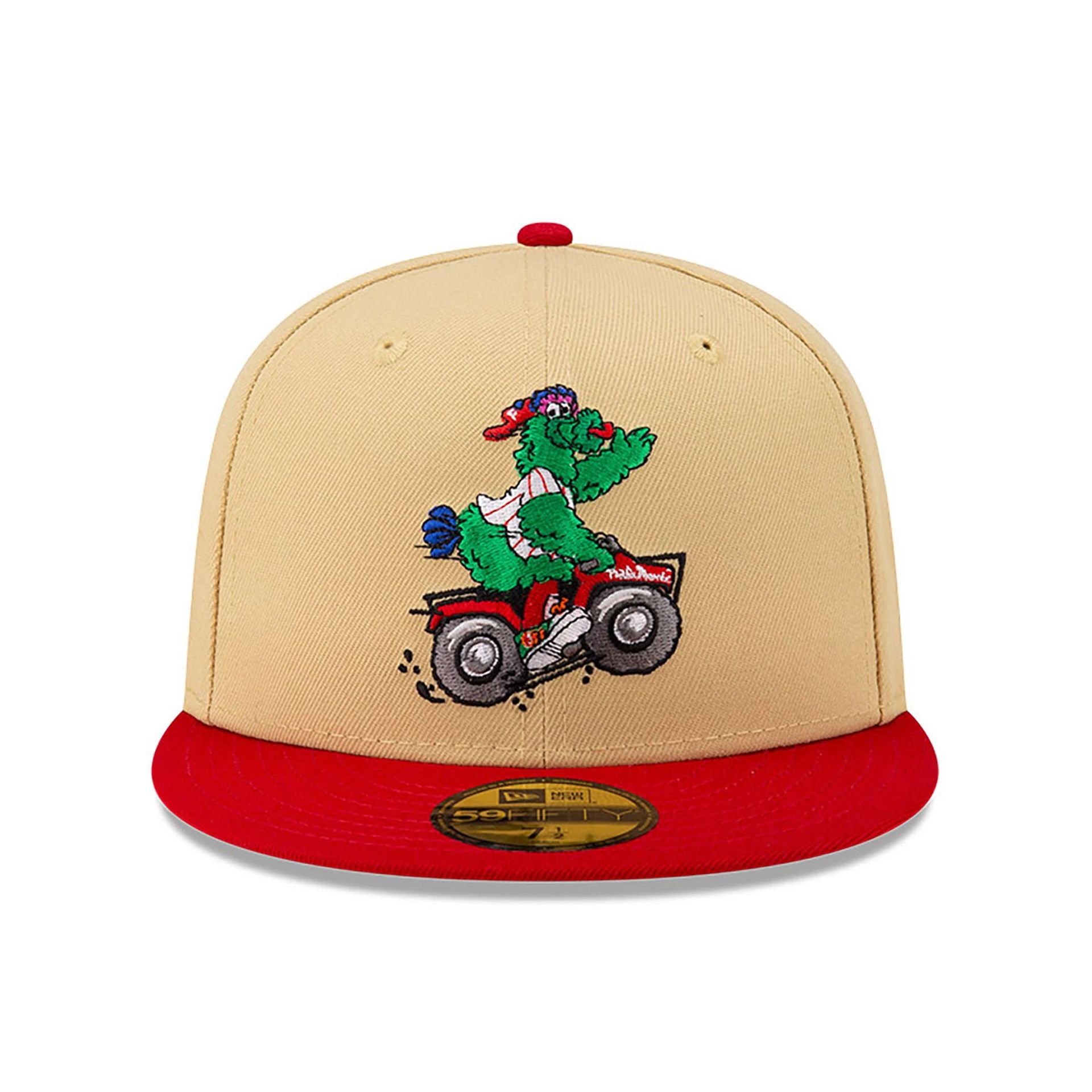 This is a Philadelphia Phillies MLB Mascots Vegas Gold 59FIFTY Fitted Cap 3