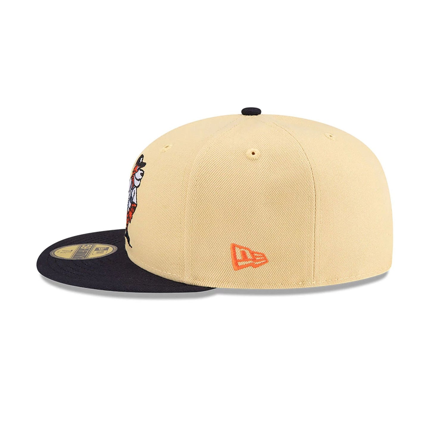 This is a Detroit Tigers MLB Mascots Vegas Gold 59FIFTY Fitted Cap 7