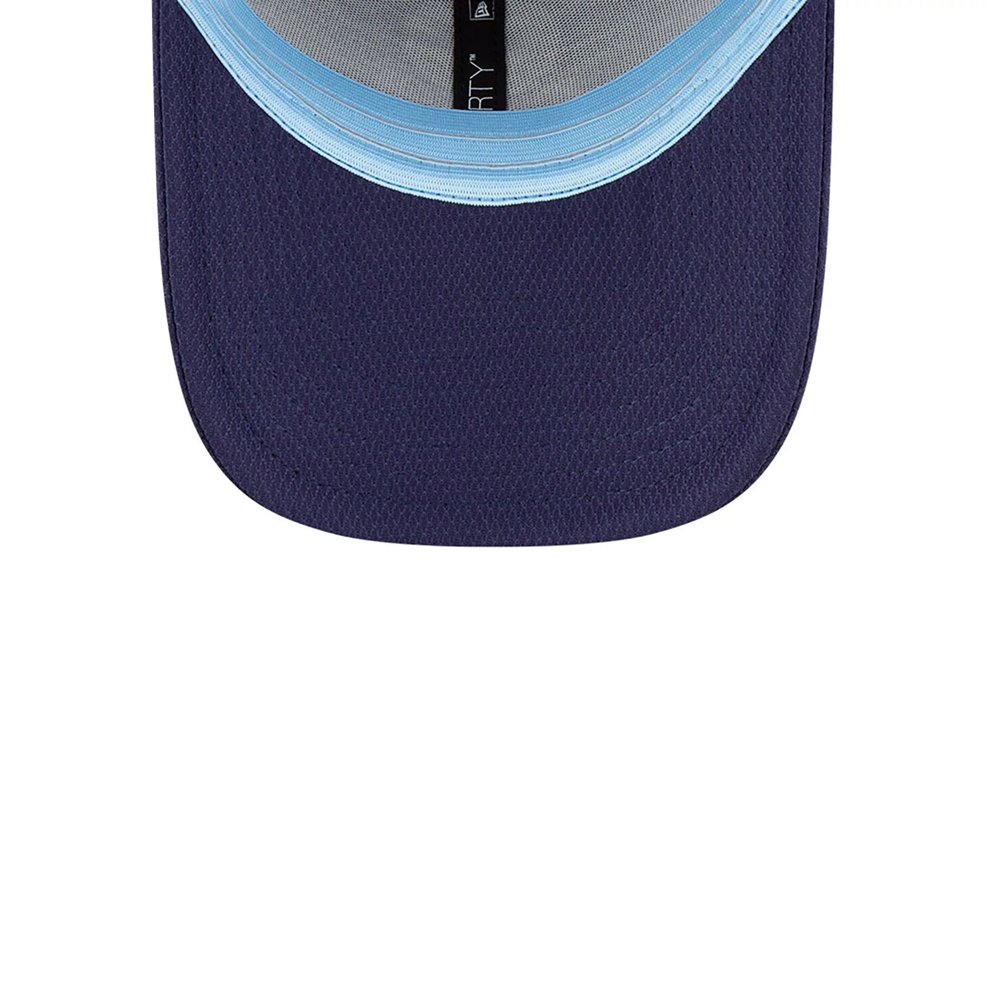 This is a Crushers LIV Golf Navy 9FORTY Stretch Snap Adjustable Cap 5