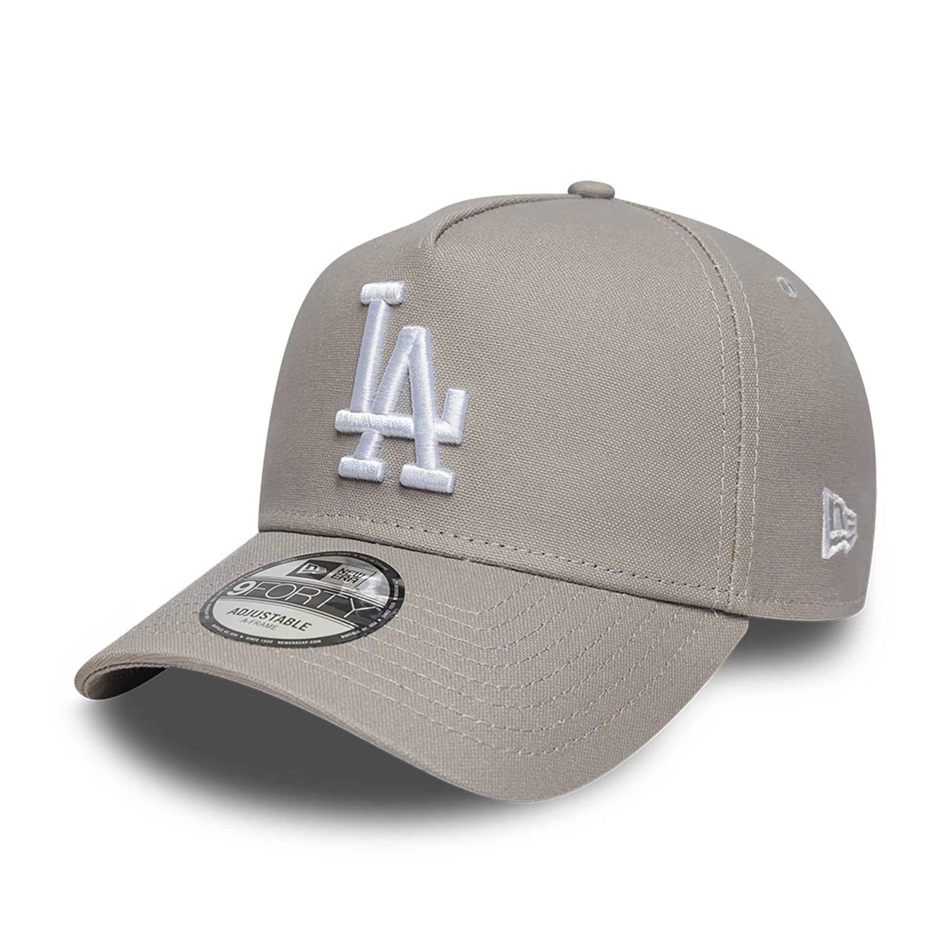 This is a LA Dodgers Grey 9FORTY A-Frame Adjustable Cap 1