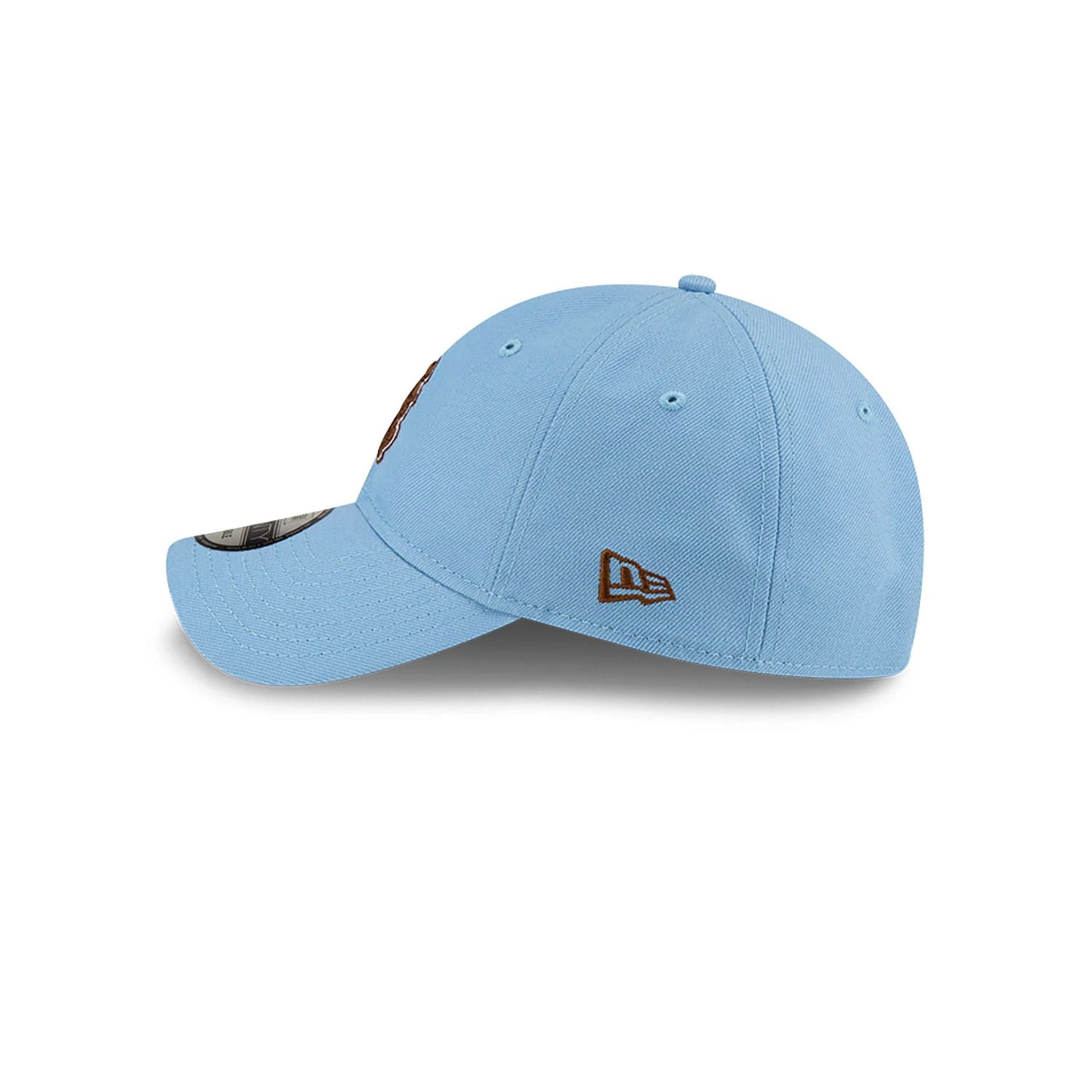 This is a Chicago Cubs Icon Pack Pastel Blue 9TWENTY Adjustable Cap 7